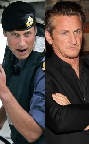 Prince William, Sean Penn Prince William, Sean Penn